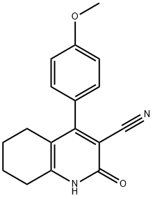 4-(4-methoxyphenyl)-2-oxo-5,6,7,8-tetrahydro-1H-quinoline-3-carbonitrile Structure