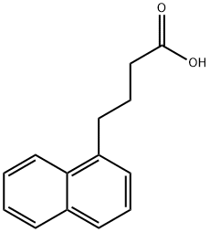 1-Naphthalenebutyric acid Structure