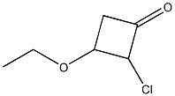 2-chloro-3-ethoxycyclobutanone Structure