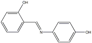 Phenol, o-[N-(p-hydroxyphenyl)formimidoyl]- Structure