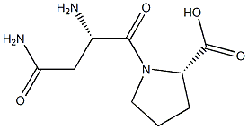 L-Proline, 1-L-asparaginyl- Structure