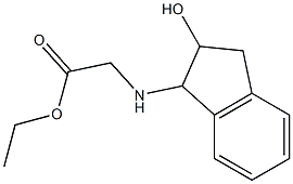 Glycine,N-(2-hydroxy-1-indanyl)-, ethyl ester (7CI,8CI) 구조식 이미지