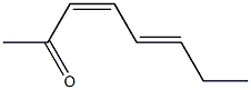 3,5-Octadien-2-one, (3Z,5E)- Structure