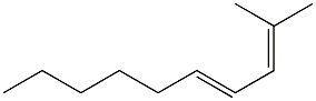 (4E)-2-methyldeca-2,4-diene Structure