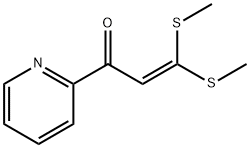 3,3-bis(methylsulfanyl)-1-pyridin-2-ylprop-2-en-1-one 구조식 이미지
