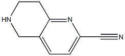 5,6,7,8-tetrahydro-1,6-naphthyridine-2-carbonitrile 구조식 이미지