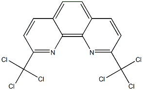 1,10-Phenanthroline, 2,9-bis(trichloromethyl)- Structure