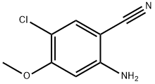 2-amino-5-chloro-4-methoxybenzonitrile 구조식 이미지