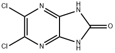 2H-Imidazo[4,5-b]pyrazin-2-one,5,6-dichloro-1,3-dihydro- 구조식 이미지
