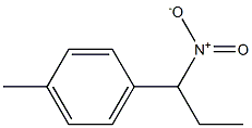 Benzene, 1-methyl-4-(1-nitropropyl)- Structure