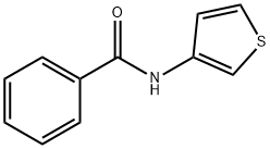 N-thiophen-3-ylbenzamide 구조식 이미지