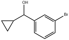 Cyclopropyl (3-bromophenyl)methanol 구조식 이미지
