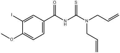 N-[(diallylamino)carbonothioyl]-3-iodo-4-methoxybenzamide Structure