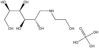 N-GLUCONYL ETHANOLAMINE PHOSPHATE Structure