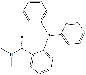 (R)-1-(2-(diphenylphosphino)phenyl)-N,N-dimethylethanamine 구조식 이미지