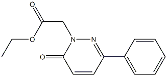 ethyl 2-(6-oxo-3-phenylpyridazin-1-yl)acetate Structure