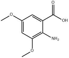 Benzoic acid, 2-amino-3,5-dimethoxy- Structure
