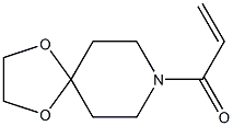 1,4-Dioxa-8-azaspiro[4.5]decane, 8-(1-oxo-2-propenyl)- Structure