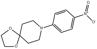 1,4-Dioxa-8-azaspiro[4.5]decane, 8-(4-nitrophenyl)- 구조식 이미지