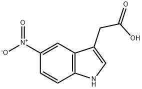 5-Nitroindole-3-acetic Acid 구조식 이미지