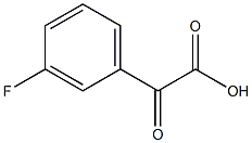 (3-fluorophenyl)(oxo)acetic acid Structure