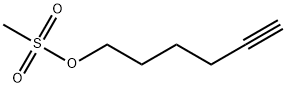 5-Hexyn-1-ol, 1-methanesulfonate Structure