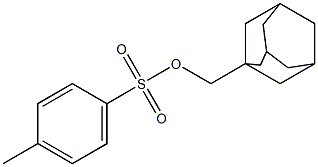 Toluene-4-sulfonic acid adamantan-1-ylmethyl ester Structure