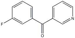 Methanone, (3-fluorophenyl)-3-pyridinyl- Structure