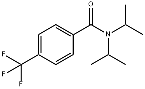 N,N-di(propan-2-yl)-4-(trifluoromethyl)benzamide 구조식 이미지