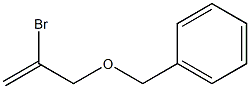 Benzene, [[(2-bromo-2-propenyl)oxy]methyl]- 구조식 이미지