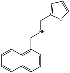 (furan-2-ylmethyl)(naphthalen-1-ylmethyl)amine 구조식 이미지