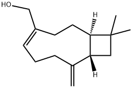 [(1R,4E,9S)-11,11-dimethyl-8-methylidene-4-bicyclo[7.2.0]undec-4-enyl]methanol 구조식 이미지