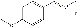 Methanaminium, N-[(4-methoxyphenyl)methylene]-N-methyl-, iodide 구조식 이미지