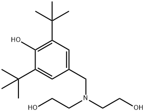 Phenol, 4-[[bis(2-hydroxyethyl)amino]methyl]-2,6-bis(1,1-dimethylethyl)- Structure