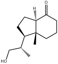 (1R,7AR)-1-((S)-1-HYDROXYPROPAN-2-YL)-7A-METHYLHEXAHYDRO-1H-INDEN-4(2H)-ONE Structure