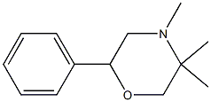 4,5,5-trimethyl-2-phenylmorpholine Structure