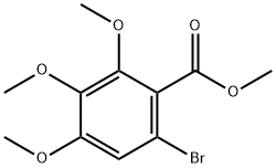 Benzoic acid, 6-bromo-2,3,4-trimethoxy-, methyl ester 구조식 이미지