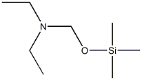 Ethanamine, N-ethyl-N-[[(trimethylsilyl)oxy]methyl]- 구조식 이미지