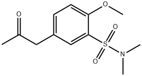 4-methoxy-3-N,N-dimethylsulfamylphenylacetone Structure
