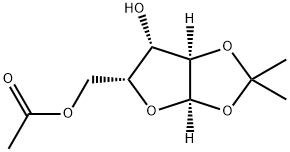a-D-Xylofuranose,1,2-O-(1-methylethylidene)-, 5-acetate 구조식 이미지