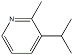 Pyridine, 2-methyl-3-(1-methylethyl)- Structure