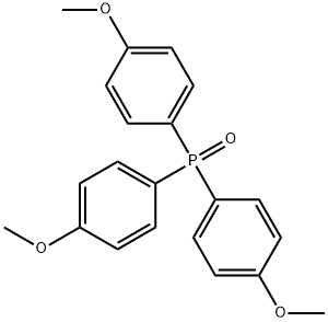 Phosphine oxide, tris(4-methoxyphenyl)- 구조식 이미지