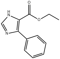 1H-Imidazole-4-carboxylic acid, 5-phenyl-, ethyl ester 구조식 이미지