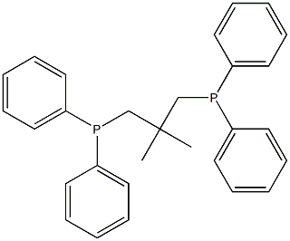 Phosphine, (2,2-dimethyl-1,3-propanediyl)bis[diphenyl- Structure