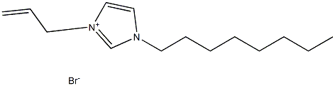 1H-Imidazolium, 1-octyl-3-(2-propenyl)-, bromide Structure