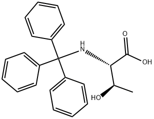 L-Threonine, N-(triphenylmethyl)- 구조식 이미지