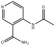 4-ACETAMIDOPYRIDINE-3-CARBOXAMIDE Structure