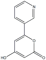 2H-Pyran-2-one, 4-hydroxy-6-(3-pyridinyl)- 구조식 이미지