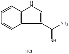 1H-indole-3-carboximidamide hydrochloride Structure