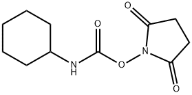 2,5-Pyrrolidinedione, 1-[[(cyclohexylamino)carbonyl]oxy]- Structure